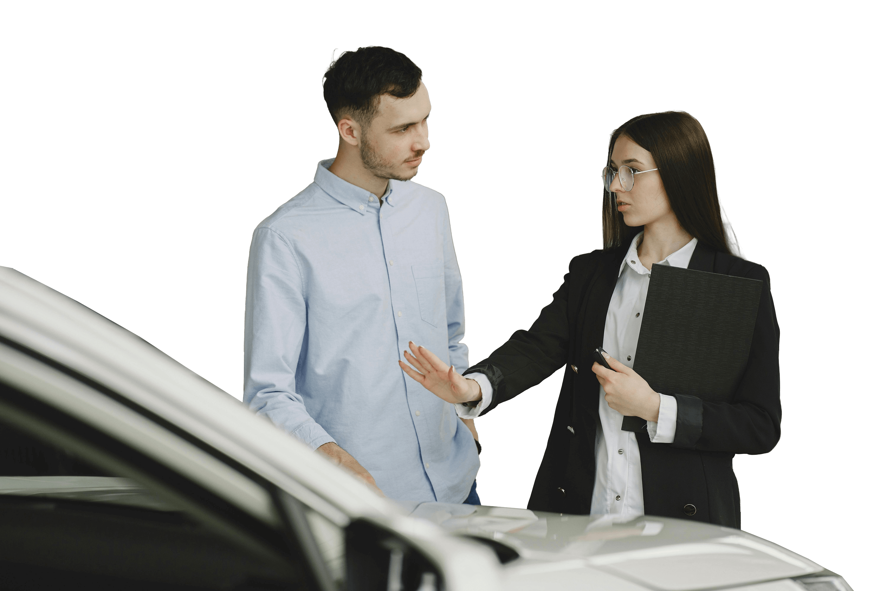 Personas felices con su seguro